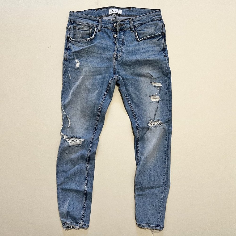 Zara Ripped Skinny Jeans | Men's 32 Waist